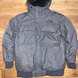 MENS HOODED NORTH FACE WINTER JACKET